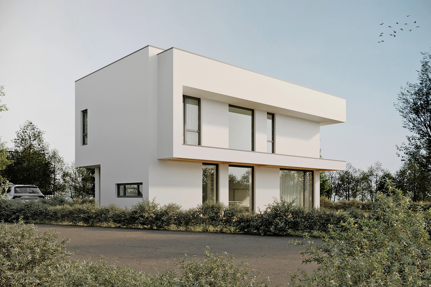 Casa mică - Casa albă